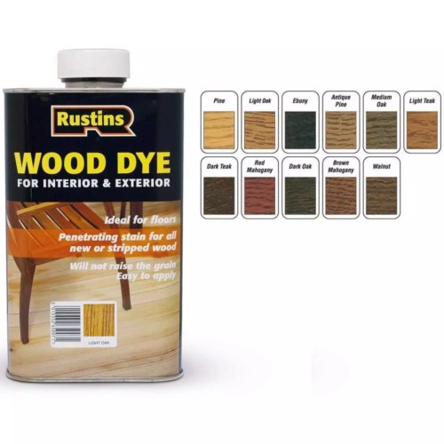 Rustins Wood Dye - Ace Decor Wallpaper and Paint Supplies